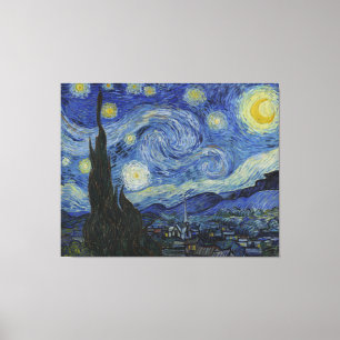 Van Gogh - Kanvastrycket Starry Night Canvastryck