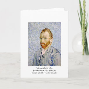 Van Gogh "Kärlek till naturen" gratulationskort Kort
