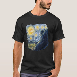 Van Gogh Katt Kattunge Konstnär Konst Student Djur T Shirt