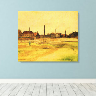 Van Gogh - Kolgruva i Borinage, Canvastryck