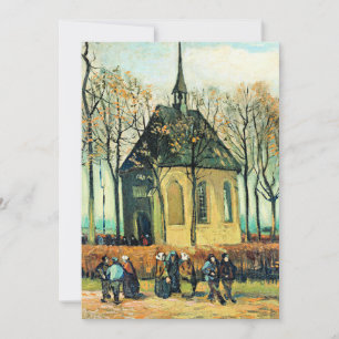Van Gogh - Kongregation lämnande reformerad kyrka Kort