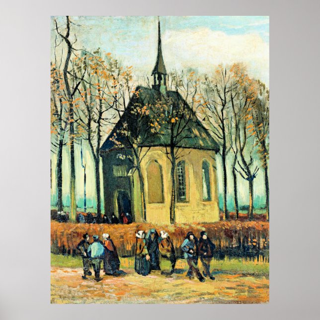 Van Gogh - Kongregation, reformerad kyrka Poster (Framsidan)