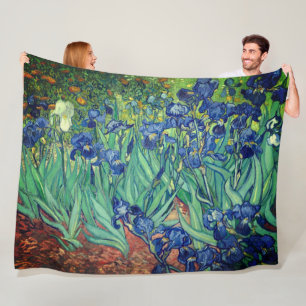 Van Gogh konst Irisar Fleecefilt