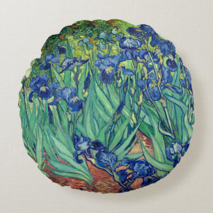 Van Gogh konst Irisar Rund Kudde