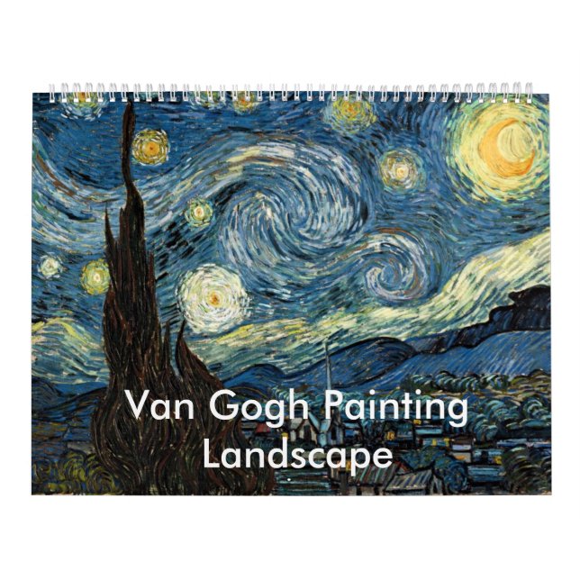 Van Gogh konst landskap finkonst Kalender (Omslag)