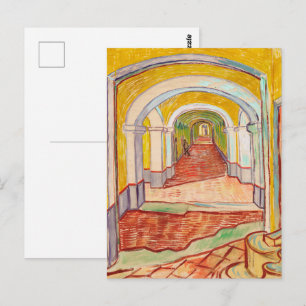 Van Gogh-korridor Asylen Gult Impressionistisk Kon Vykort