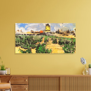 Van Gogh Kvarnen Alphonse Daudet vid Fontevielle Canvastryck