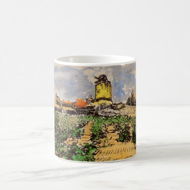 Van Gogh Kvarnen Alphonse Daudet vid Fontevielle Kaffemugg (Center)