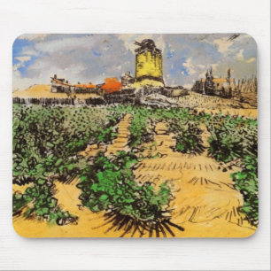 Van Gogh Kvarnen Alphonse Daudet vid Fontevielle Musmatta