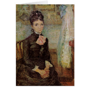 Van Gogh, Kvinna som sitter vid en vagga, Vintage Hälsningskort