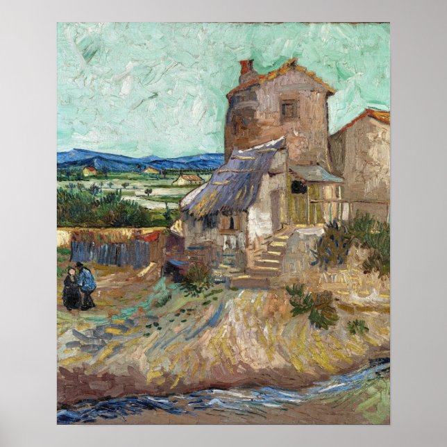 Van Gogh - La Crau-huset Poster (Framsidan)