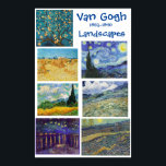 Van Gogh, Landscapes Poster<br><div class="desc">Van Gogh,  (1853-1890),  Landscapes</div>