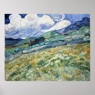 Van Gogh - Landskap från Saint-Remy Poster