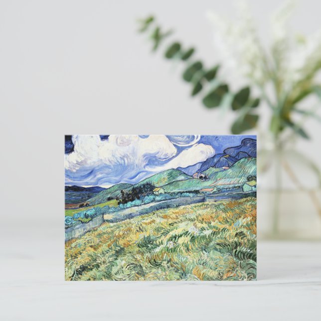 Van Gogh - Landskap från Saint-Remy, Vykort (Stående Fram)