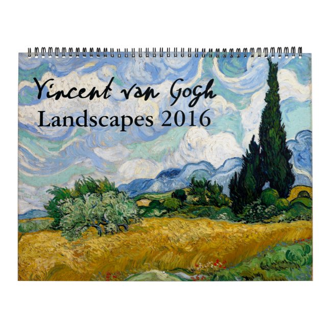 Van Gogh landskap målning Kalender (Omslag)