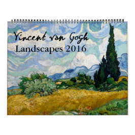 Van Gogh landskap målning Kalender