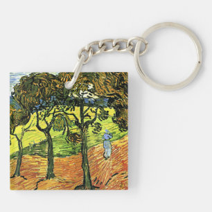 Van Gogh - Landskap med Träd och Figurer