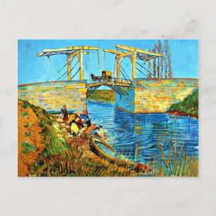 Van Gogh - Langlois-bron i Arles med Women Vykort