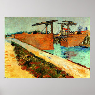 Van Gogh - Langlois-bron med väg Poster