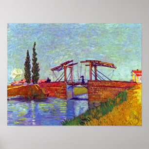 Van Gogh - Langloisbron i Arles Poster