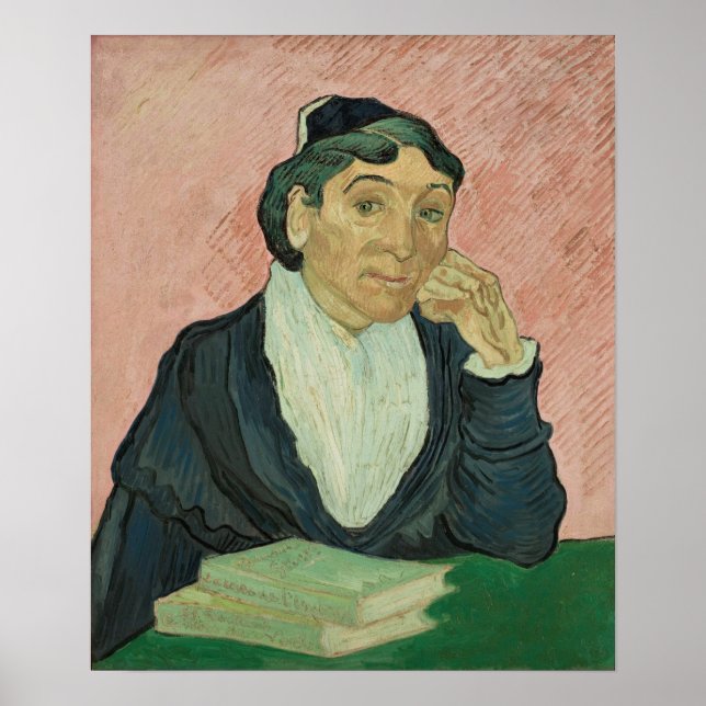 Van Gogh - L'Arlesienne (Madame Ginoux) 1890 Poster (Framsidan)