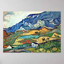 Van Gogh - Les Alpelare Mountain Landscape Poster