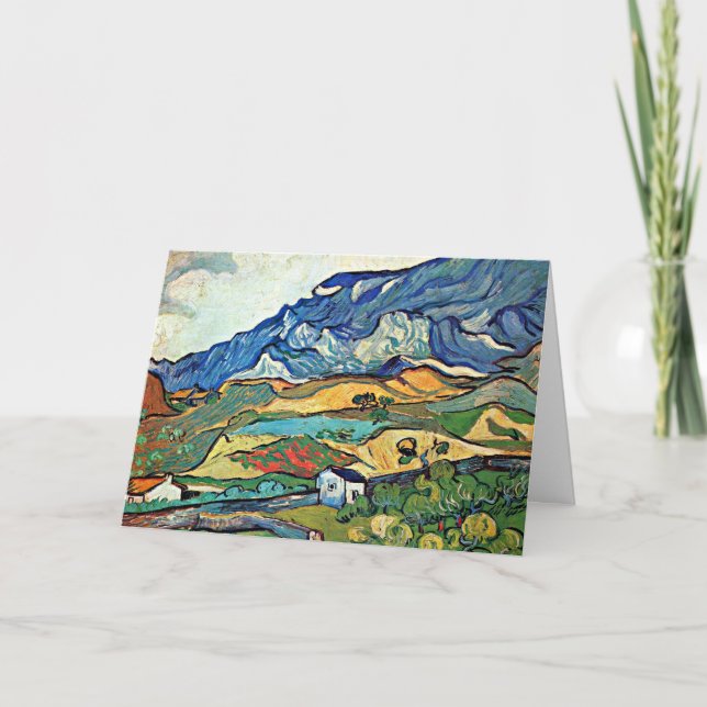 Van Gogh - Les Alppes Mountain Landscape Kort (Framsida)