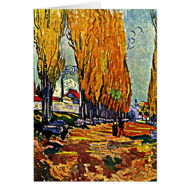 Van Gogh - Les Alyscamps OBS Kort (Framsidan)