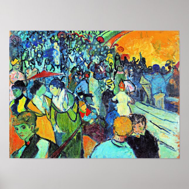 Van Gogh - Les Arenes, berömd Poster (Framsidan)