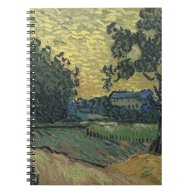 Van Gogh Ligcape i Twilight Anteckningsbok (Framsidan)