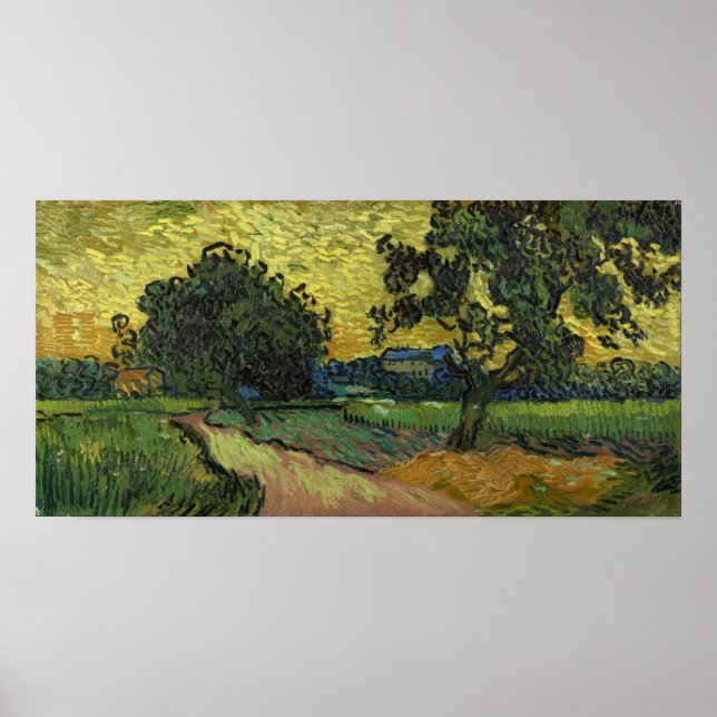 Van Gogh - liggande i Twilight Poster (Framsidan)