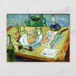 Van Gogh - Livet med en massa löften Vykort<br><div class="desc">Vincent van Gogh bra konsmålning,  Fortfarande med en late of Onions</div>