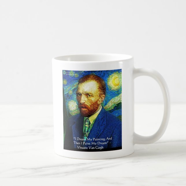 Van Gogh "Måla Mina Drömmar" presenter koppar kort (Höger)