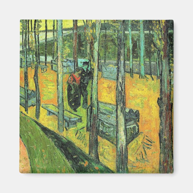 Van Gogh-målning, Alychamps, Hösten Magnet (Framsidan)
