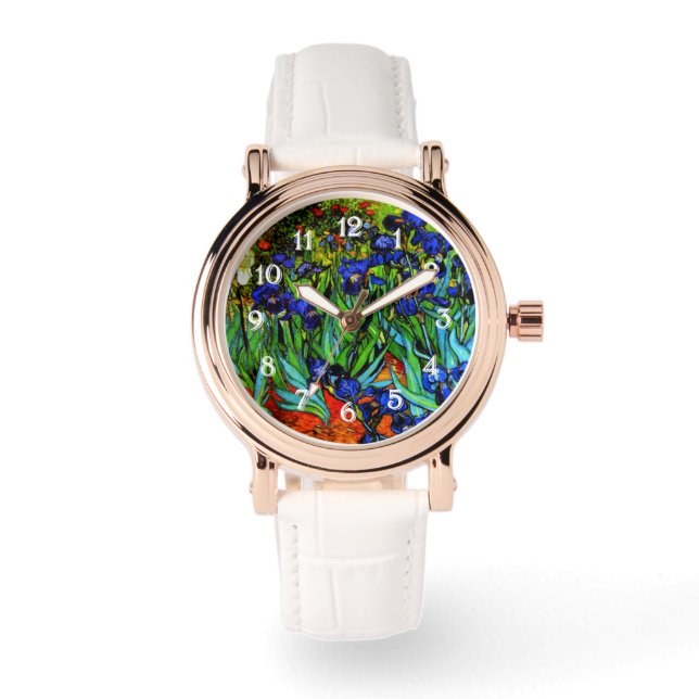 Van Gogh-målning, Irisar, Armbandsur (Framsida)