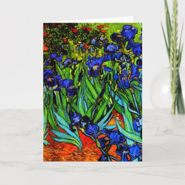 Van Gogh-målning, Irisar Kort (Framsida)