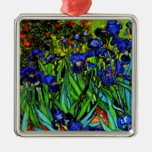 Van Gogh-målning, Irises, Julgransprydnad Metall