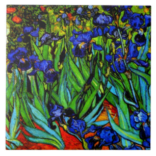 Van Gogh-målning, Irises, Kakelplatta