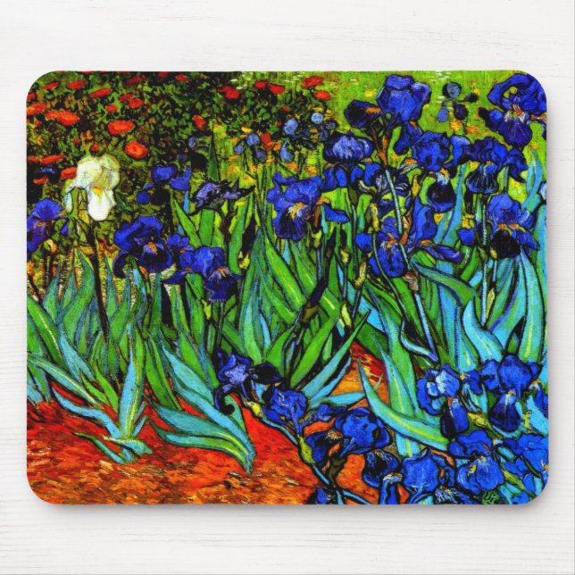 Van Gogh-målning, Irises, Musmatta (Framsidan)