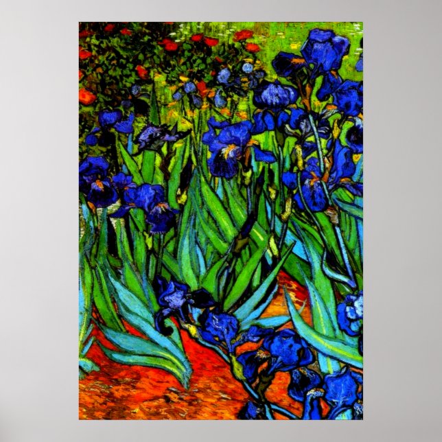 Van Gogh-målning, Irises, Poster (Framsidan)