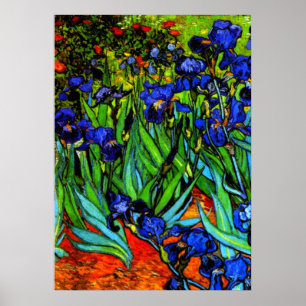 Van Gogh-målning, Irises, Poster