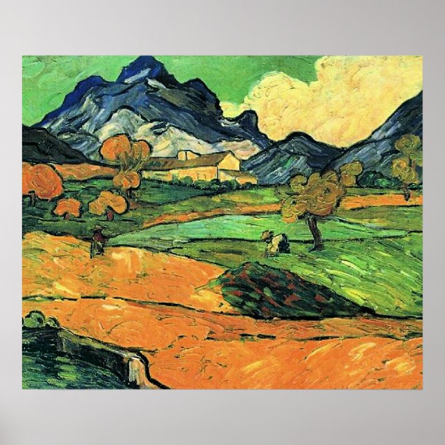 Van Gogh-målning, Mount Gaussier, Poster (Framsidan)
