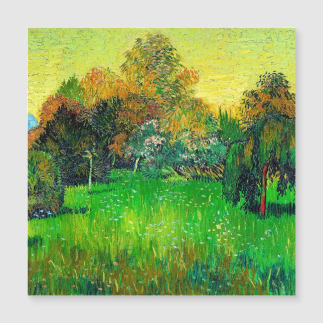 Van Gogh-målning, Poets Garden (Framsida)