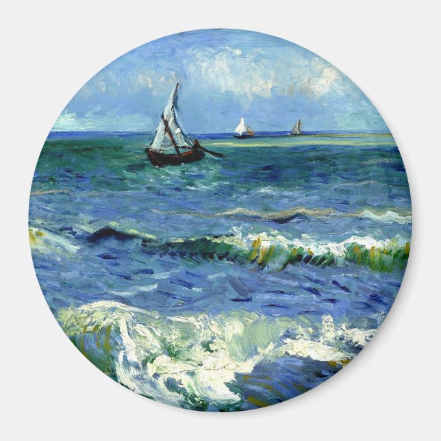 Van Gogh-målning, Sjölandskap, Magnet (Framsidan)