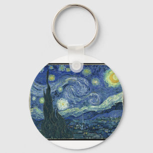 Van Gogh-målningar:Starttåg Night Van Gogh Nyckelring