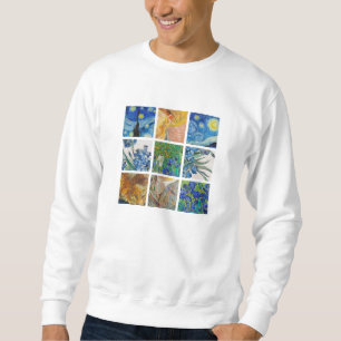 Van Gogh-målningsskjortor Lång Ärmad Tröja