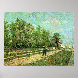 Van Gogh, man med Spade... Poster