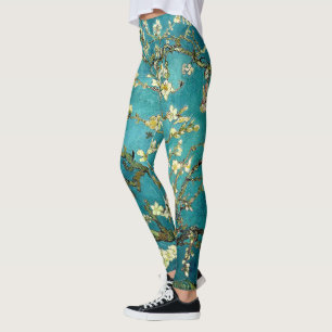 Van Gogh Mandelblom Klassisk Impressionism Leggings