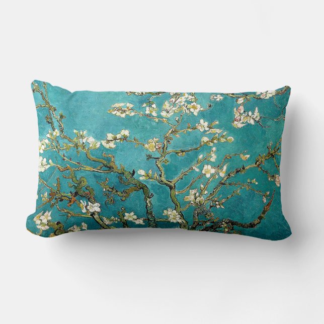 Van Gogh Mandelblom Klassisk Impressionism Lumbarkudde (Framsida)
