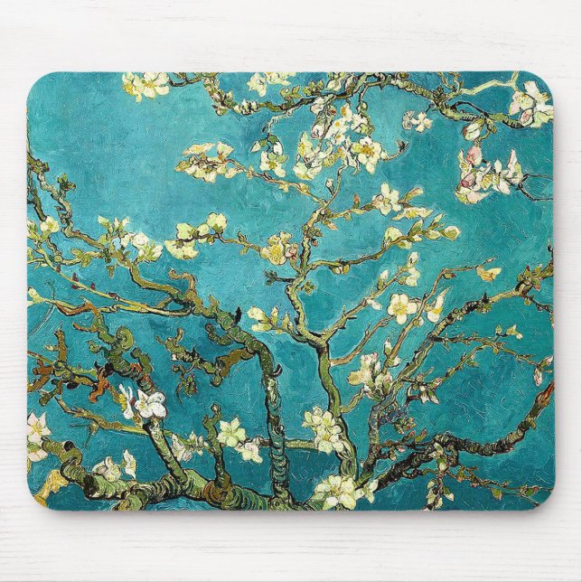 Van Gogh Mandelblom Klassisk Impressionism Musmatta (Framsidan)